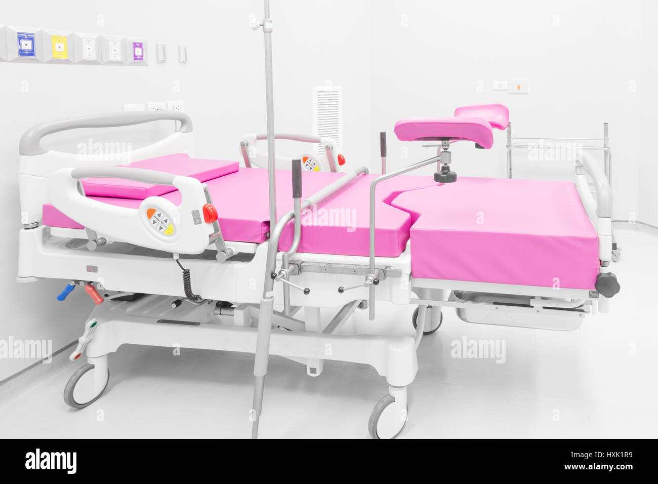 modern medical bed in operating room Stock Photo Alamy