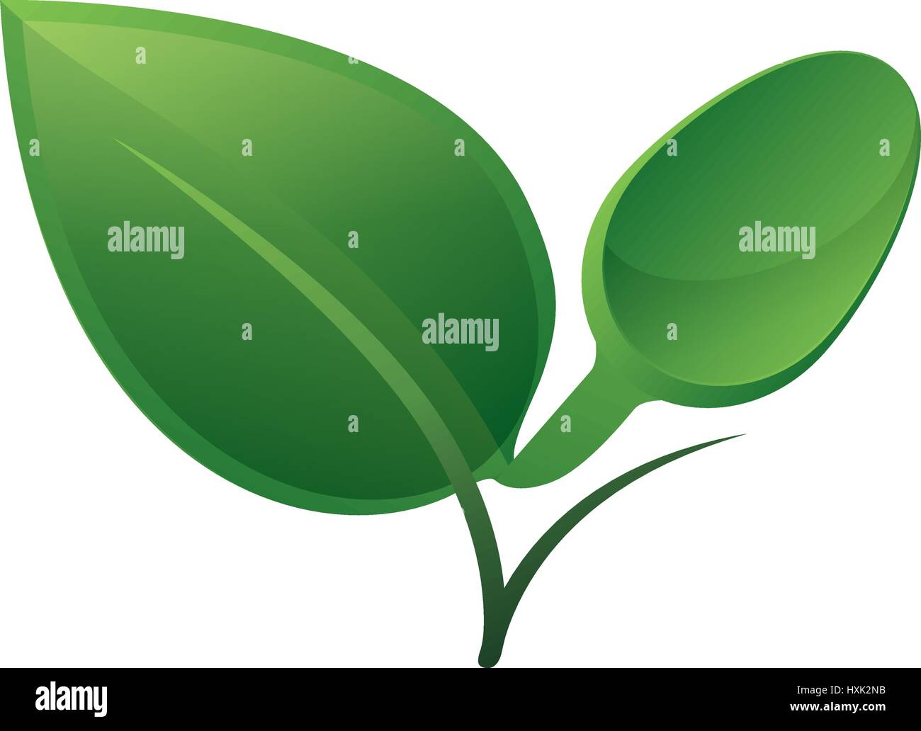 Green leaves ecology Stock Vector Image & Art - Alamy