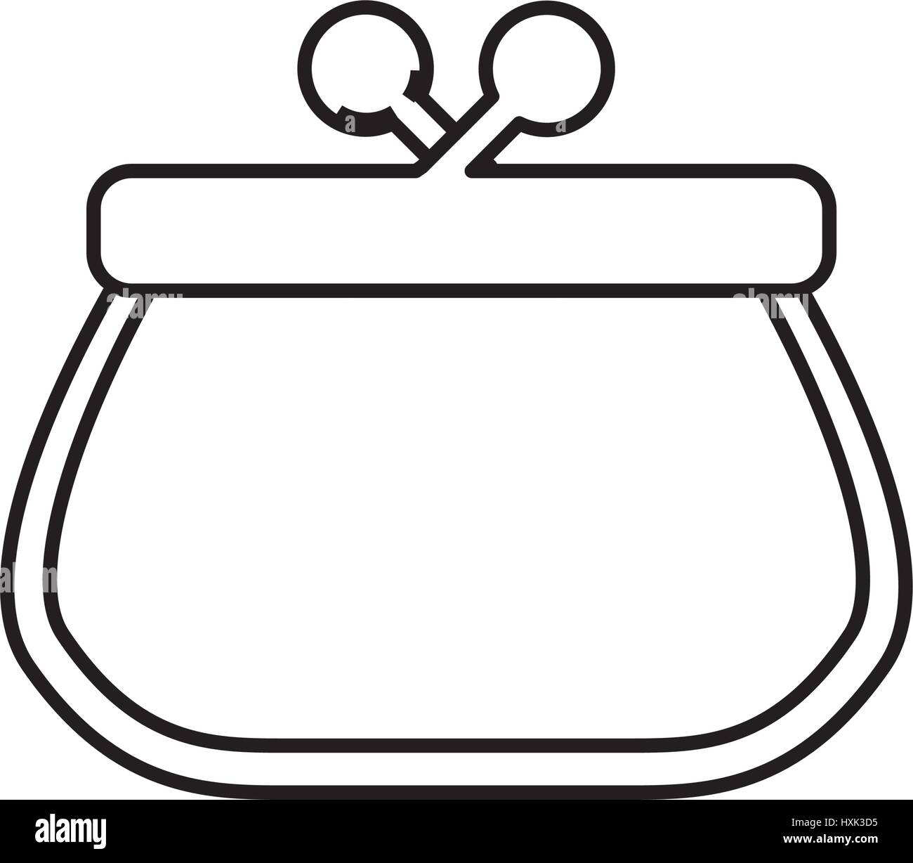 Pocketbook purse isolated Stock Vector Image & Art Alamy