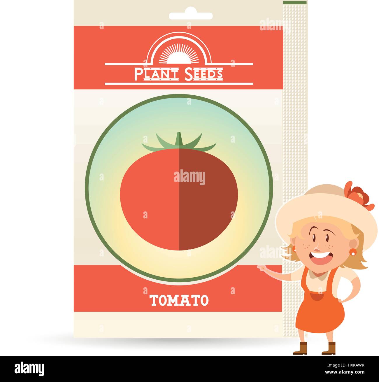 Pack of Tomato seeds Stock Vector Image &amp; Art - Alamy