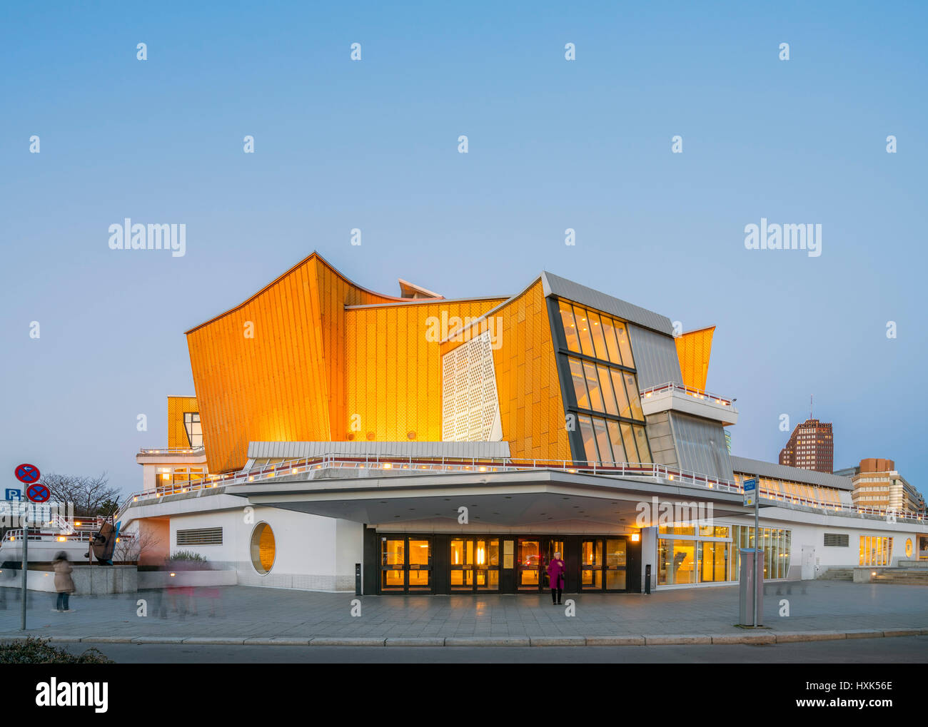 View of Berlin Philharmonie Chamber Music Hall in Berlin, Germany Stock Photo