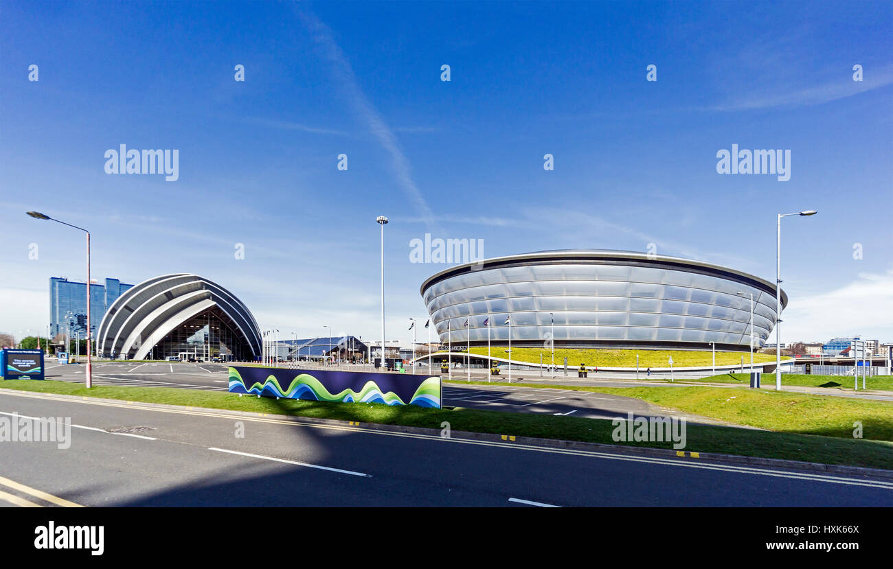 SSE The Hydro venue forming part of Scottish Event Campus in Finnieston Glasgow Scotland Stock Photo