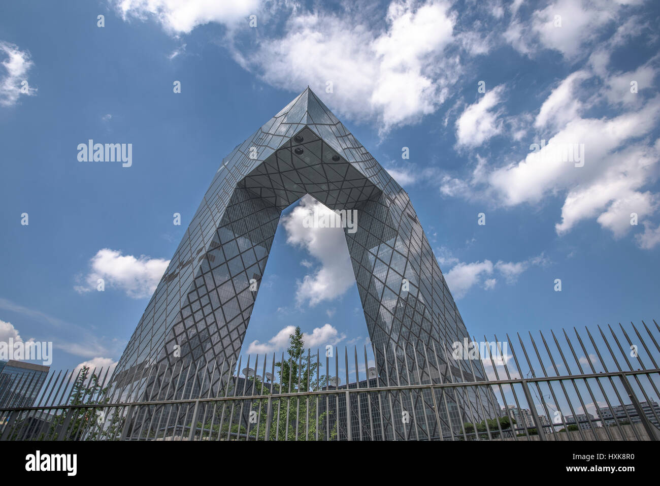 Modern building - CCTV headquater in Beijing Stock Photo