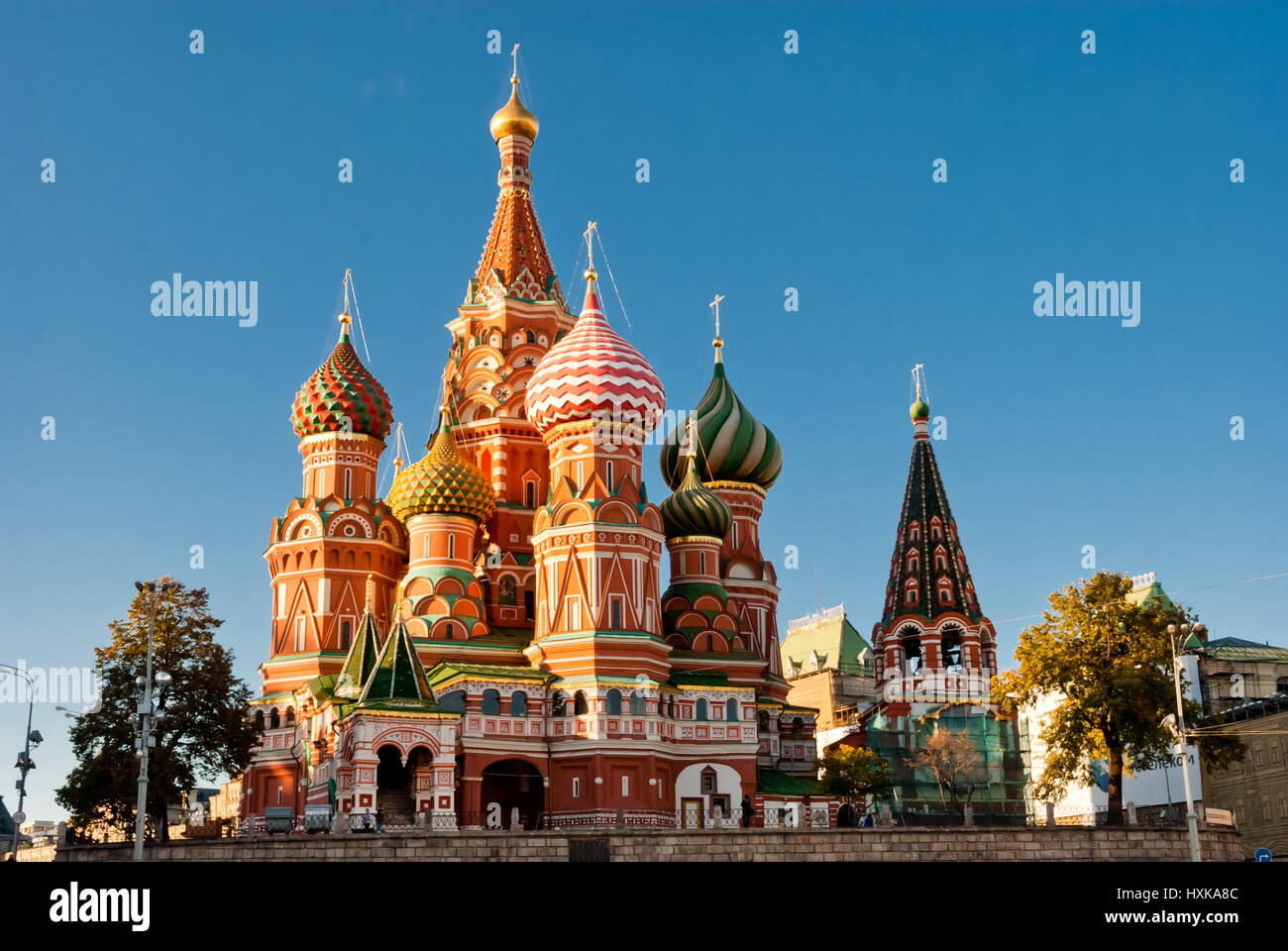 St. Basil Cathedral, Red Square, Moscow Stock Photo