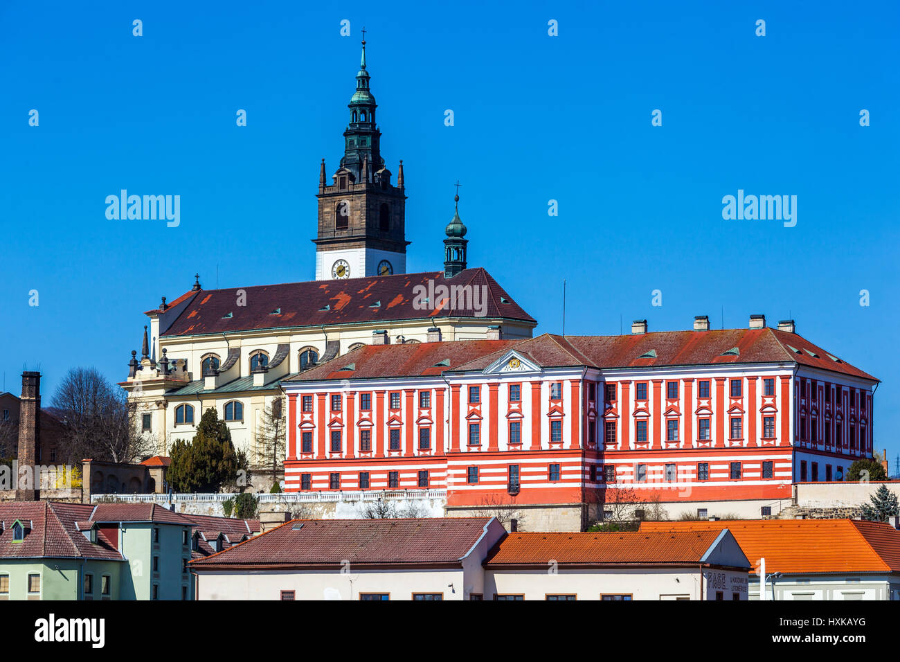 Litomerice, Czech Republic, The Bishop's residence and St Stephen