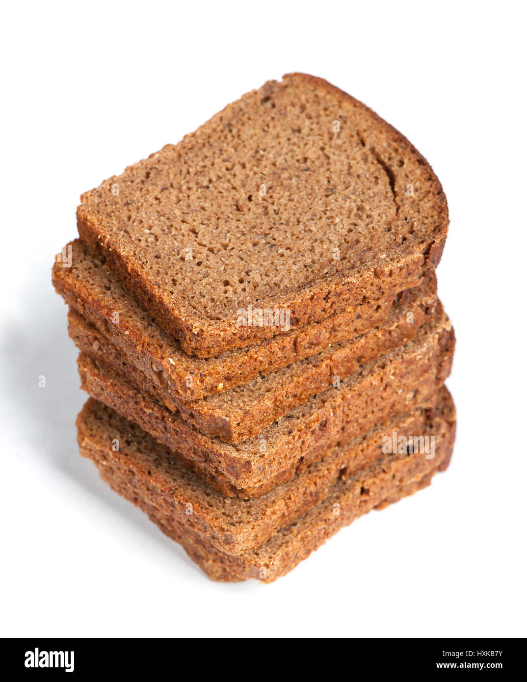 Sliced bread isolated on white background Stock Photo - Alamy