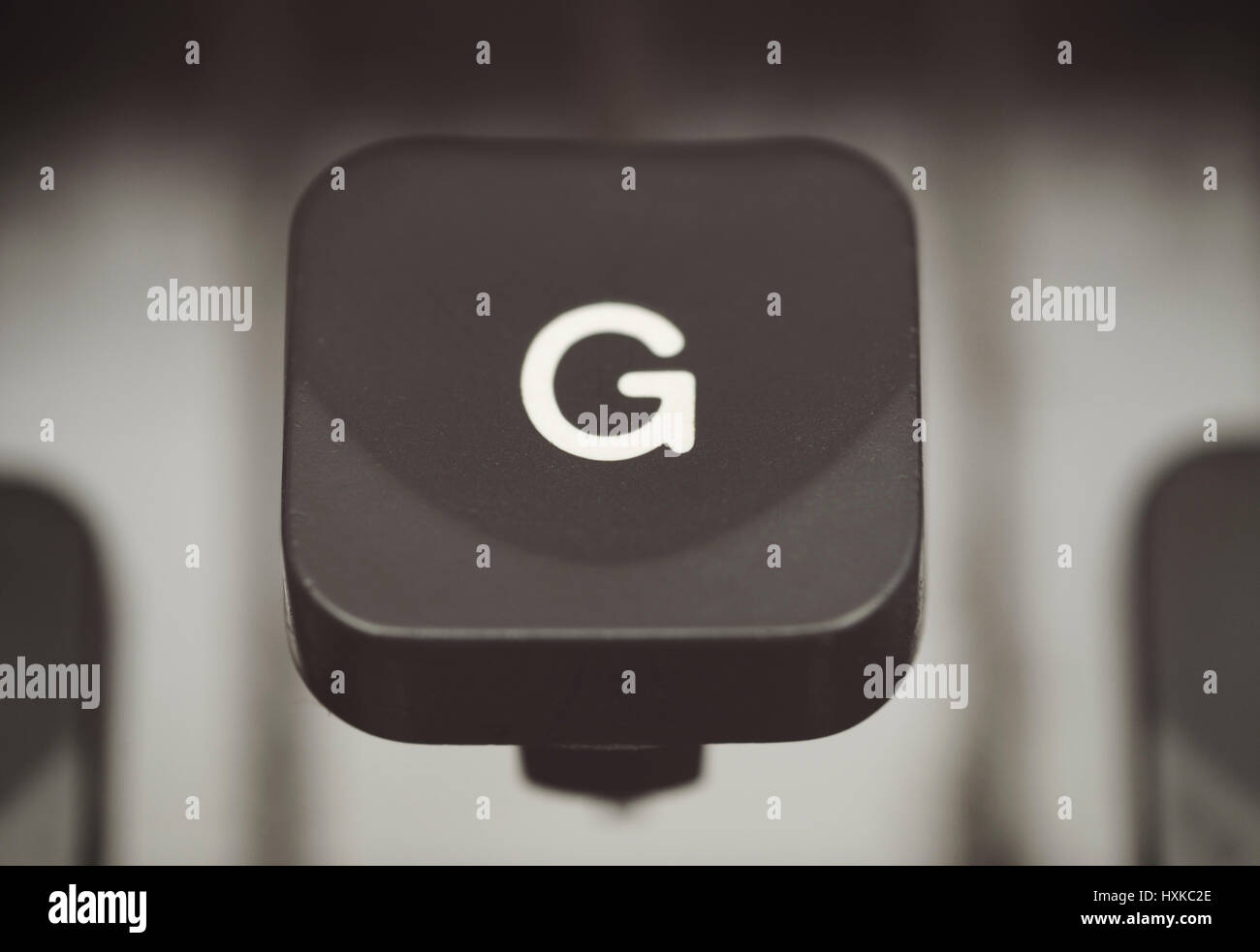 typewriter's letter G Stock Photo Alamy