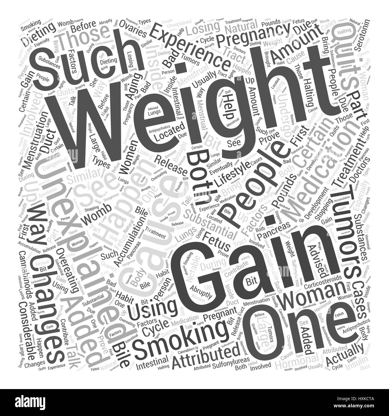unexplained weight gain Word Cloud Concept Stock Vector Image & Art Alamy