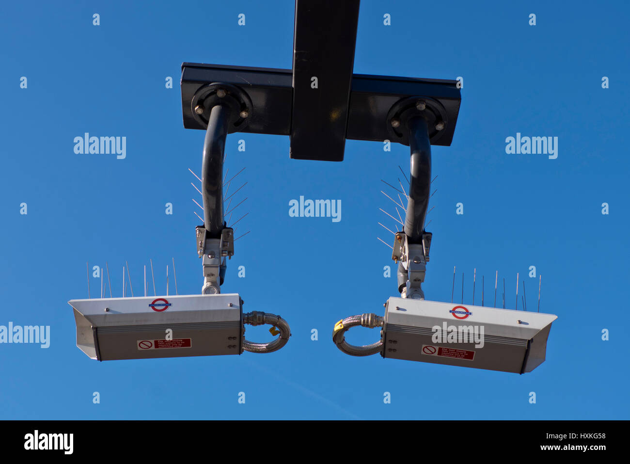 CCTV security cameras at Richmond underground and train station in