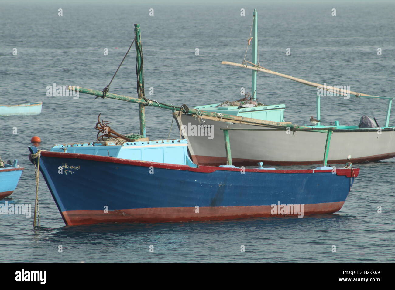 Fishing port areal views & Closeups Stock Photo - Alamy