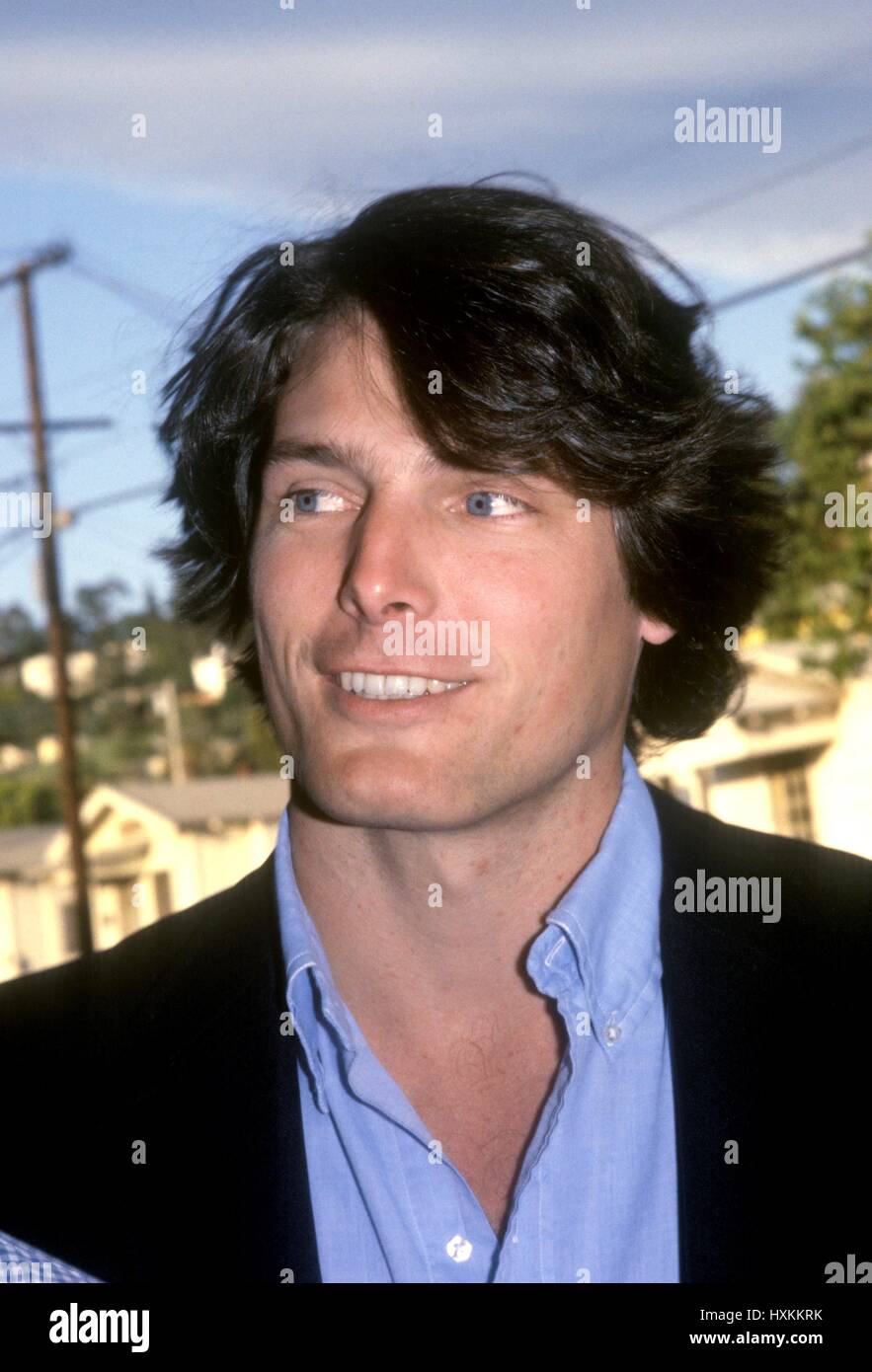 Photograph of actor Christopher Reeve.  Los Angeles, California.  1983.  © Nancy Barr  / MediaPunch Stock Photo