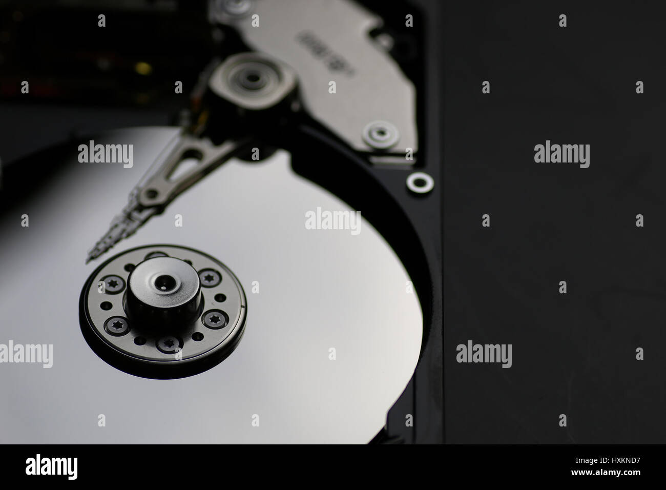 hard disc drive repair macro Stock Photo Alamy