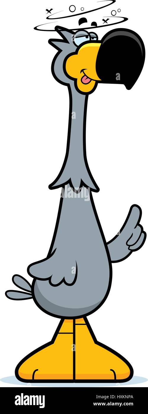 Doddering Cartoon A cartoon illustration of a dodo looking drunk Stock Vector Image & Art ...