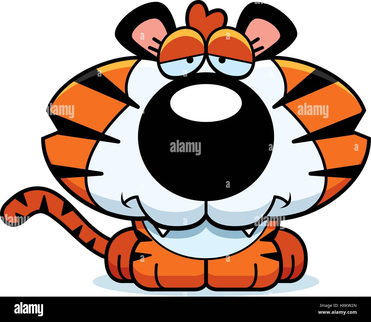 Tiger emoji different mood collection set vector. Cool jungle cat animal  smiling and laughing with teeth and cute eyes, sad and angry, sleeping and  ki Stock Vector Image & Art - Alamy