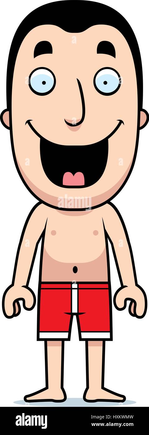 Cartoon Bathing Suit Clip Art