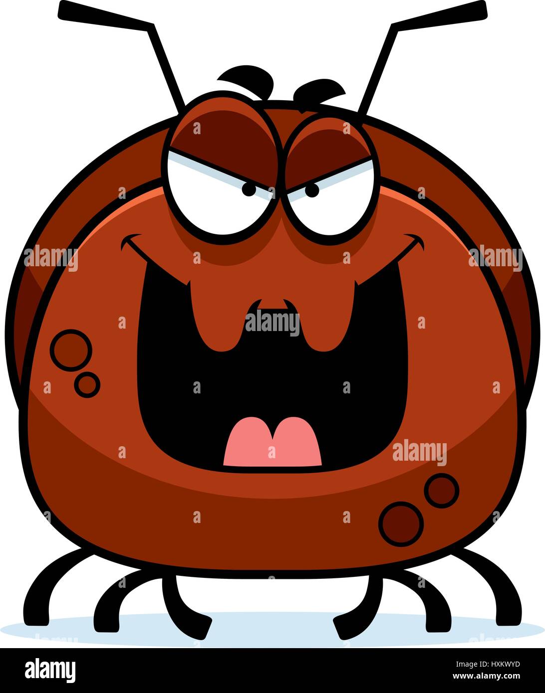 A cartoon illustration of an evil looking ant Stock Vector Image & Art ...