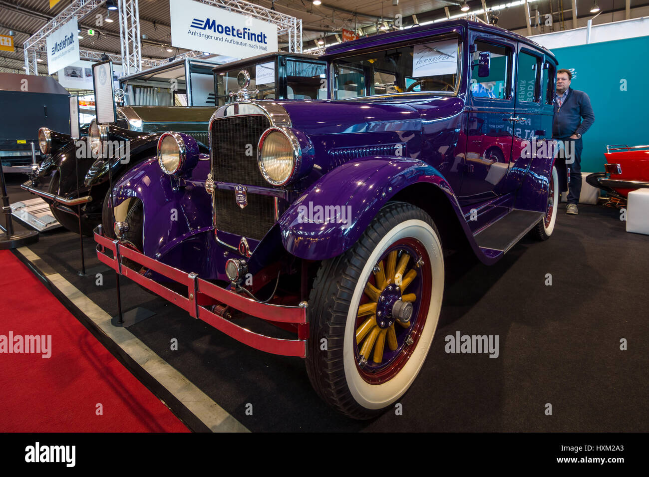 STUTTGART, GERMANY - MARCH 02, 2017: Vintage car Dodge Brothers Standard Six, 1928. Europe's greatest classic car exhibition 'RETRO CLASSICS' Stock Photo