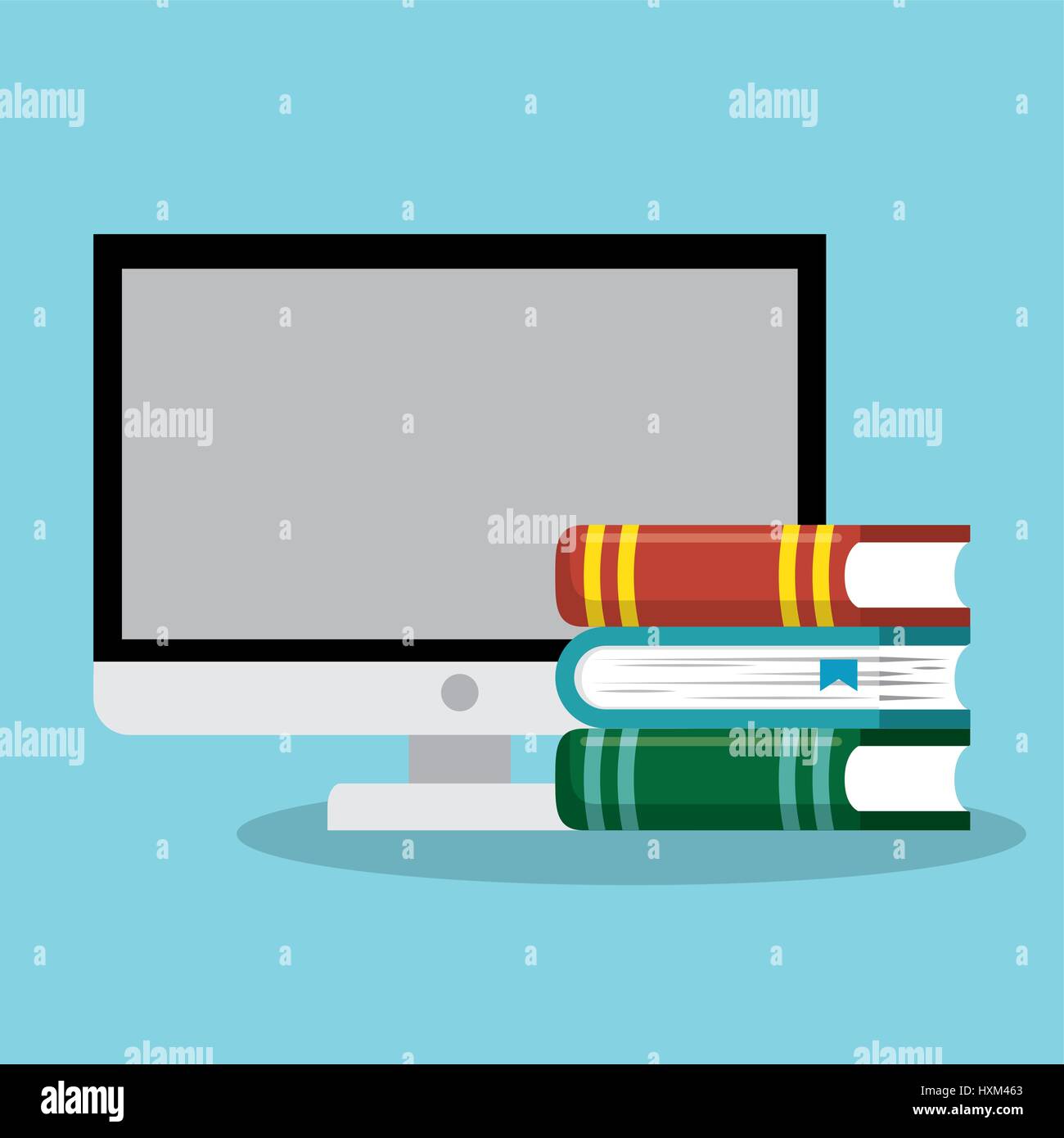 education online concept icons Stock Vector Image & Art - Alamy