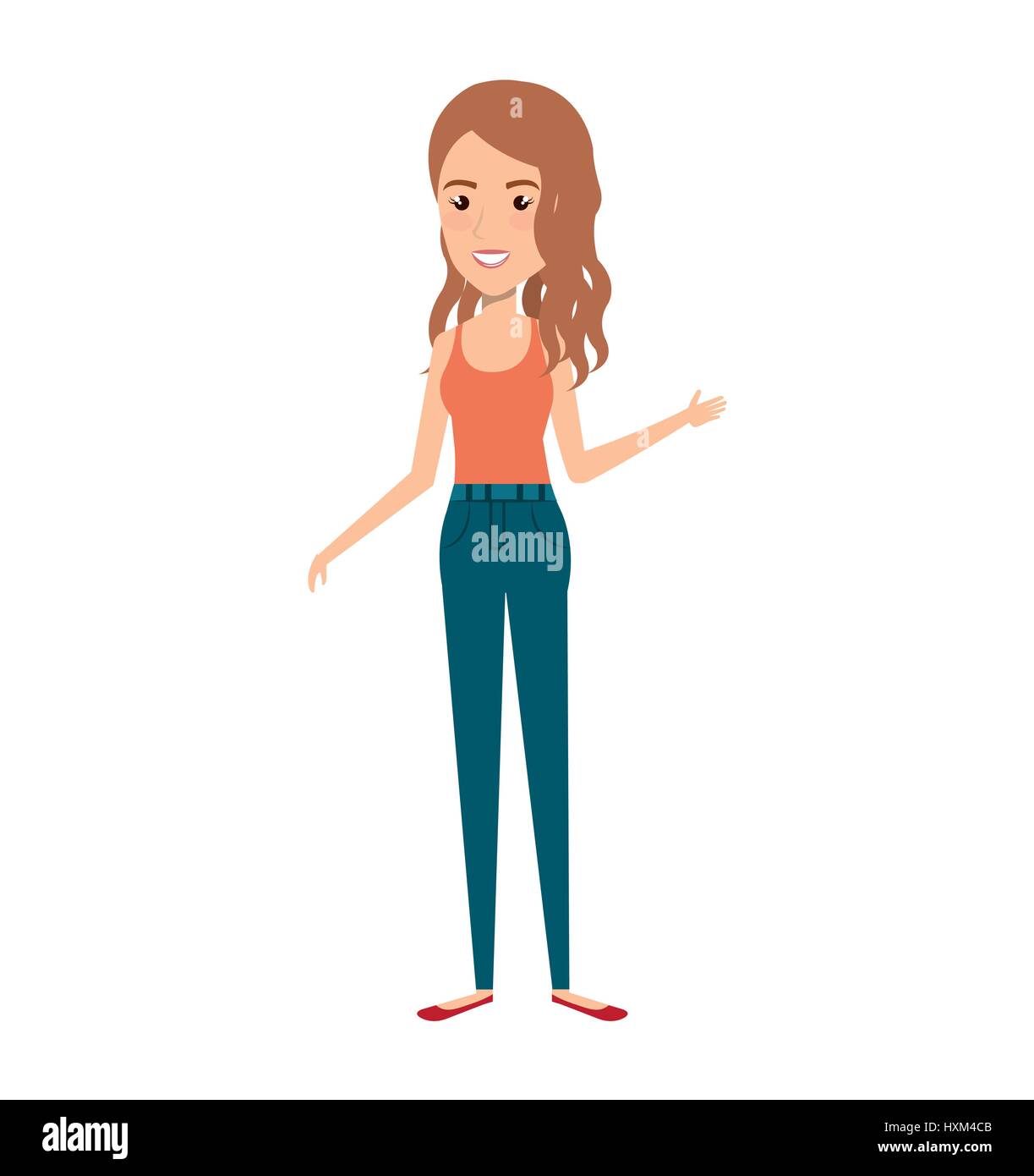 young woman avatar character Stock Vector Image & Art - Alamy