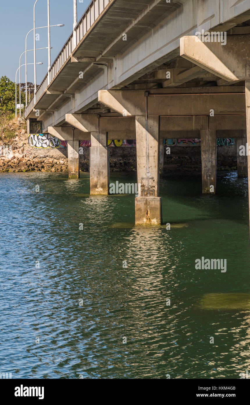 Port Adelaide is Adelaide's main Port and wharf area and is full of historic buildings and industrial services for the city Stock Photo