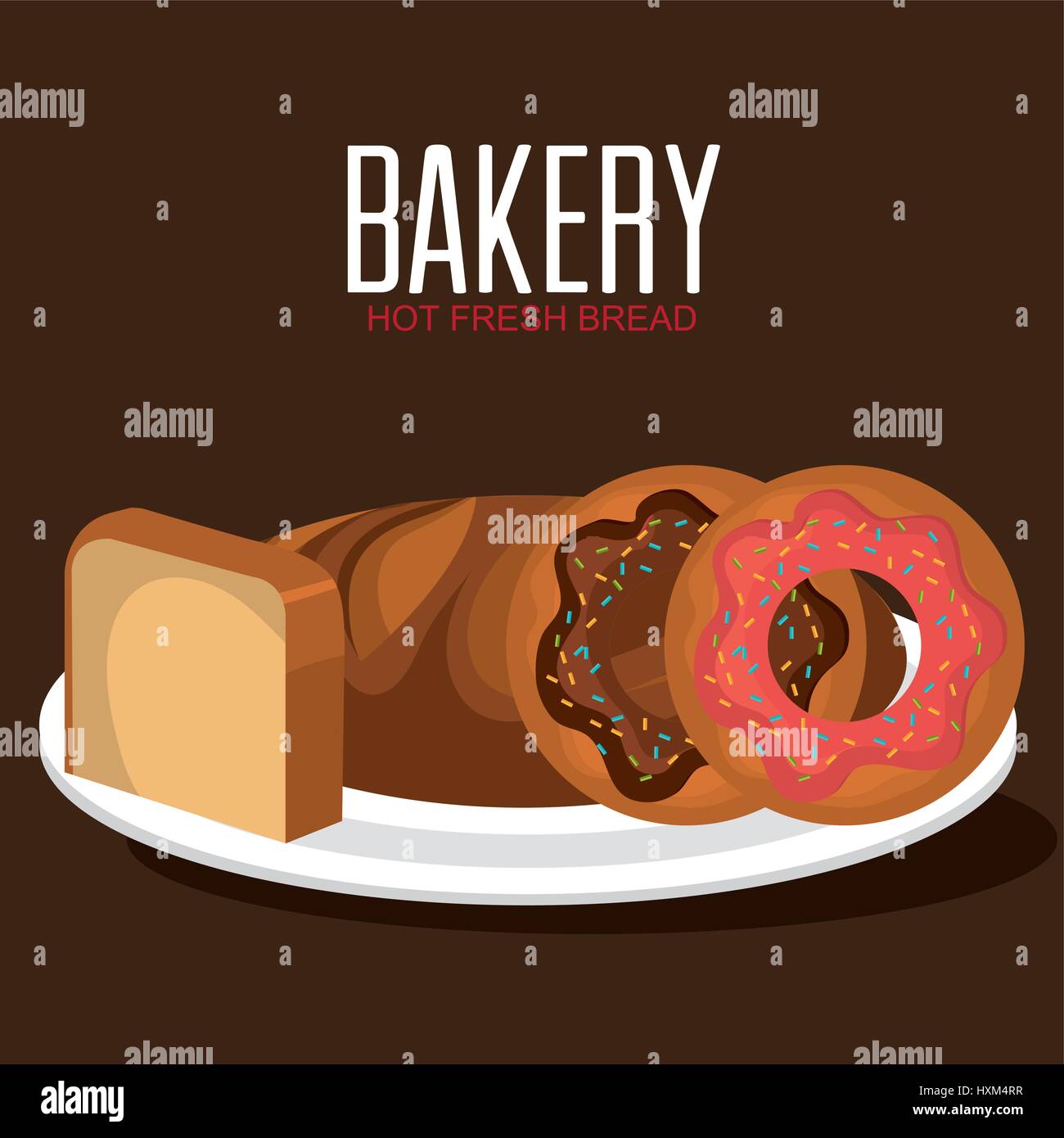 bakery product always fresh Stock Vector Image & Art - Alamy