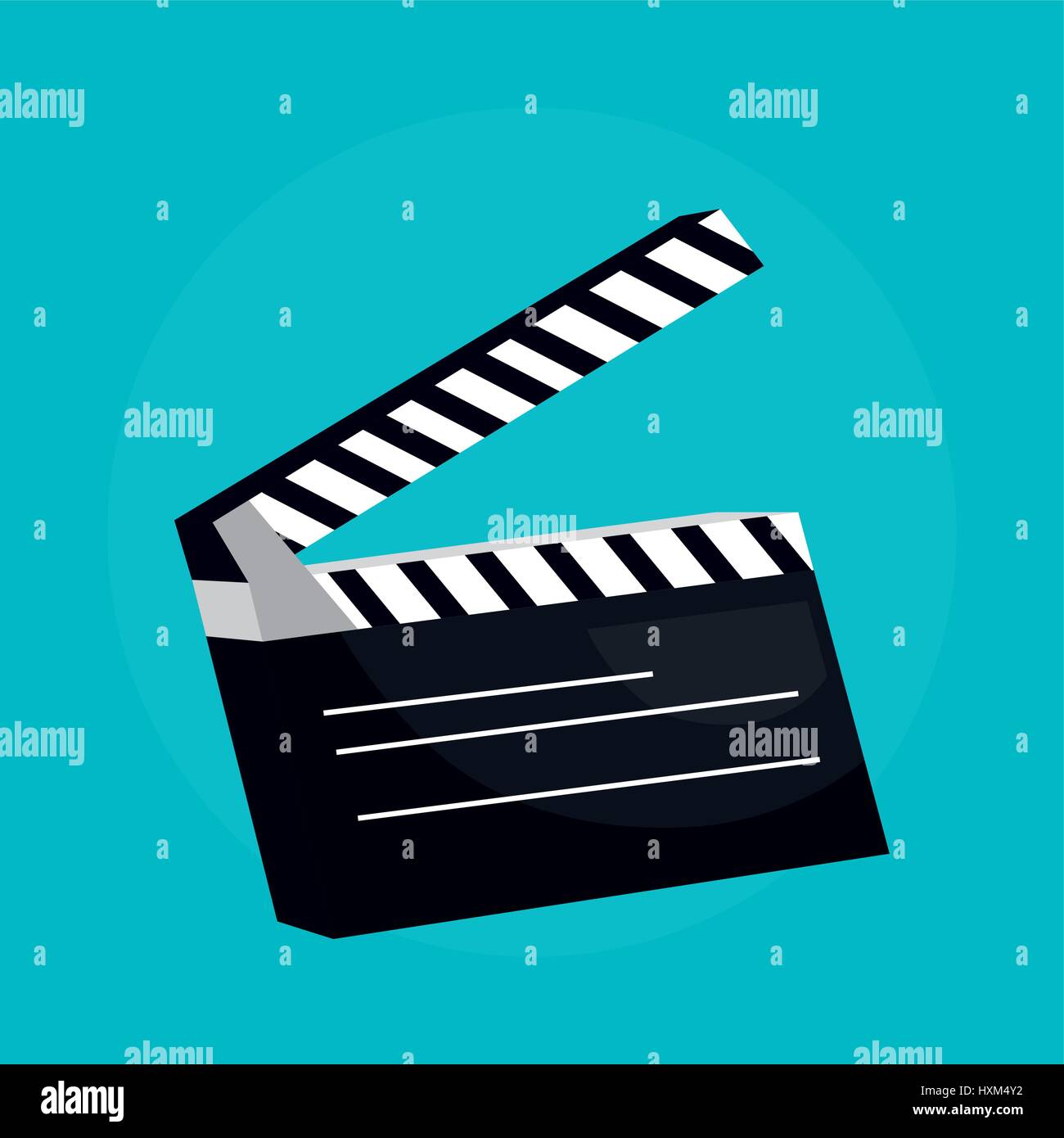 clapper board isolated icon Stock Vector Image & Art - Alamy