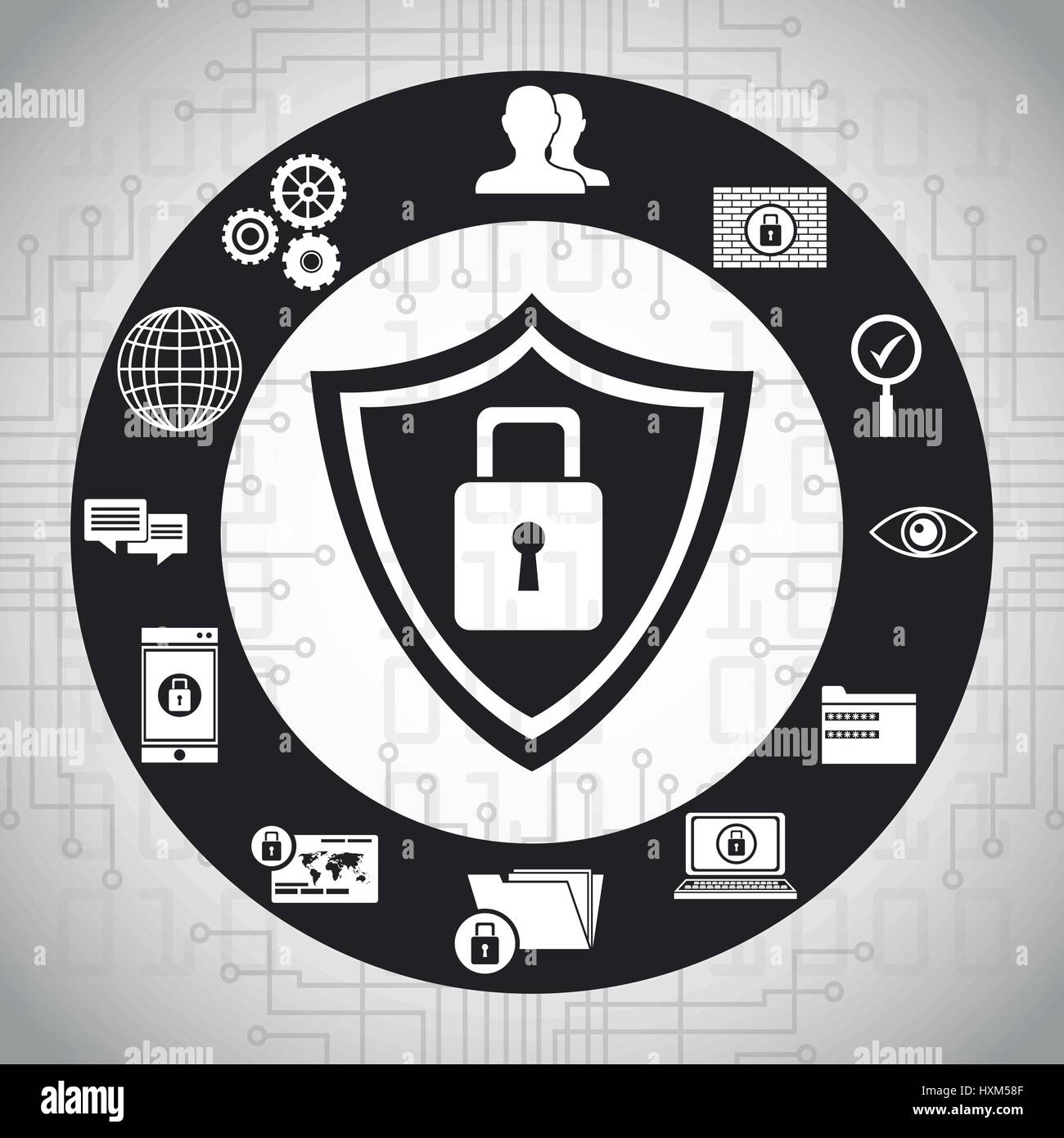 Crack network Stock Vector Images - Alamy