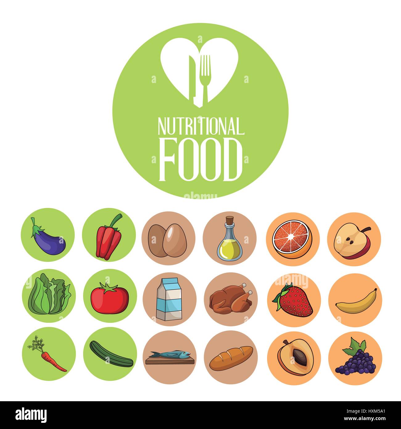 nutritional food ingredients product diet Stock Vector Image & Art - Alamy