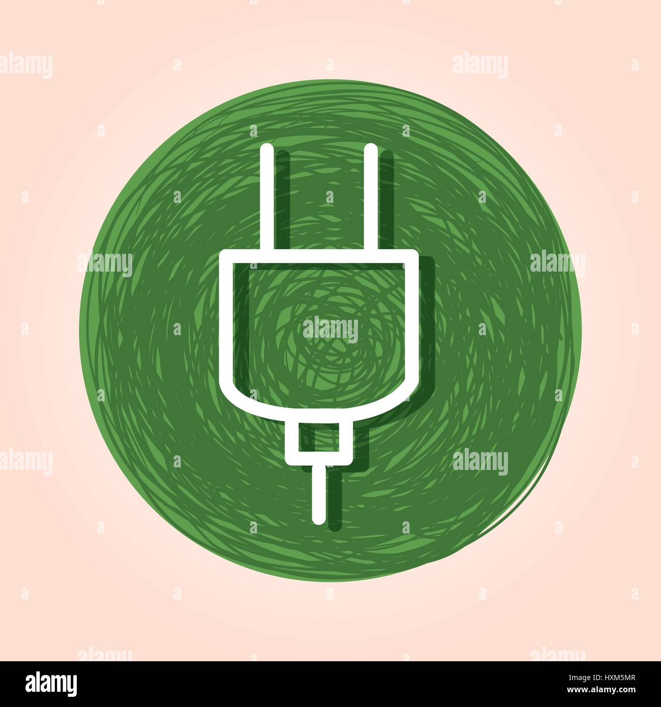 ecology plug energy icon Stock Vector Image & Art - Alamy