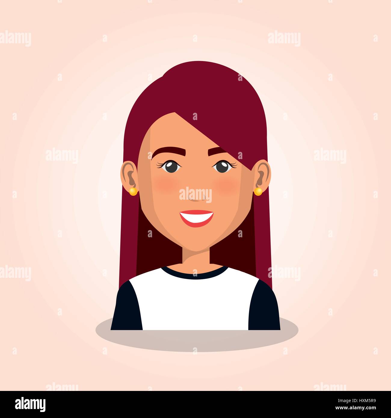 young woman avatar character Stock Vector Image & Art - Alamy