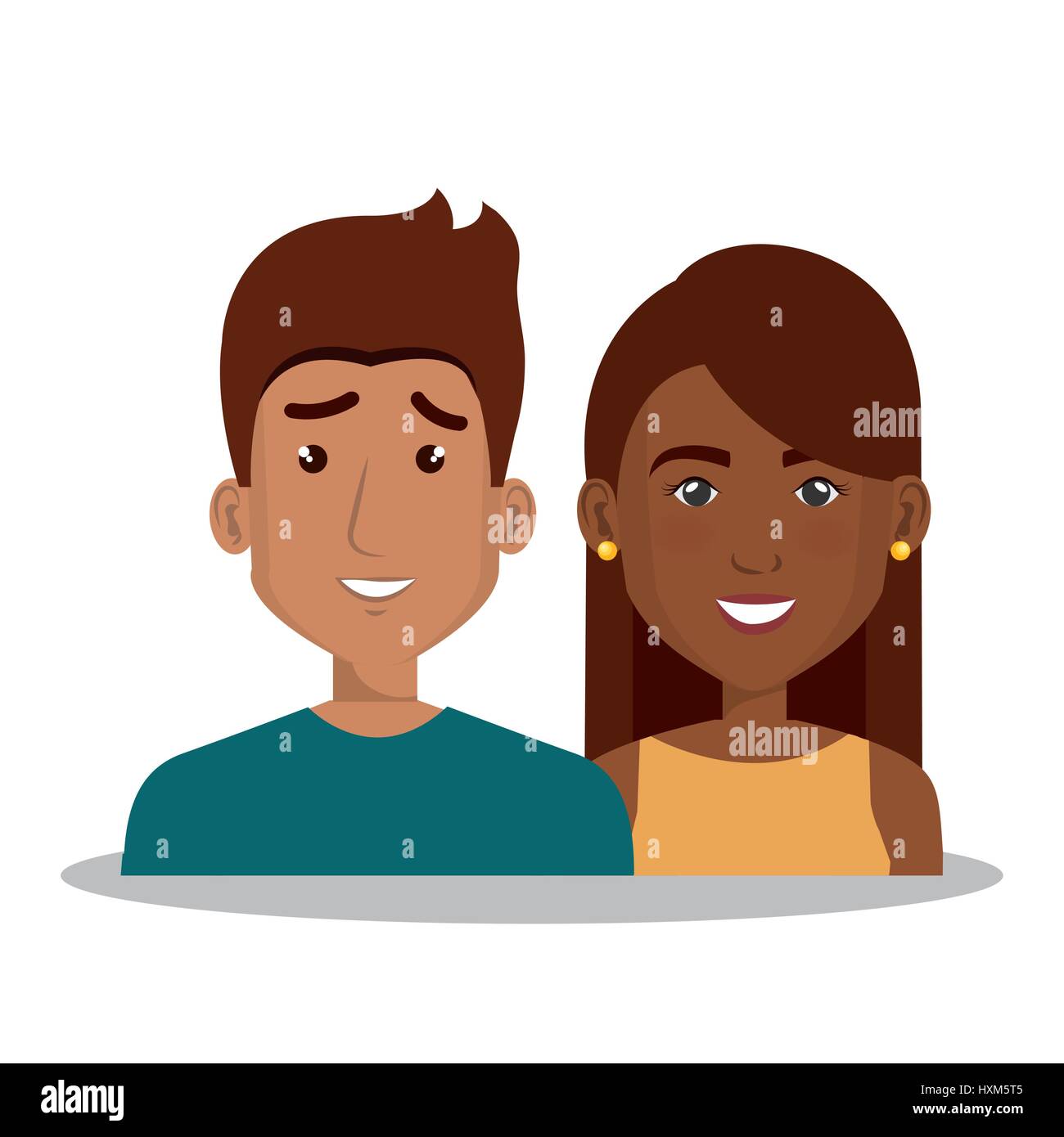 young people avatars group Stock Vector Image & Art - Alamy
