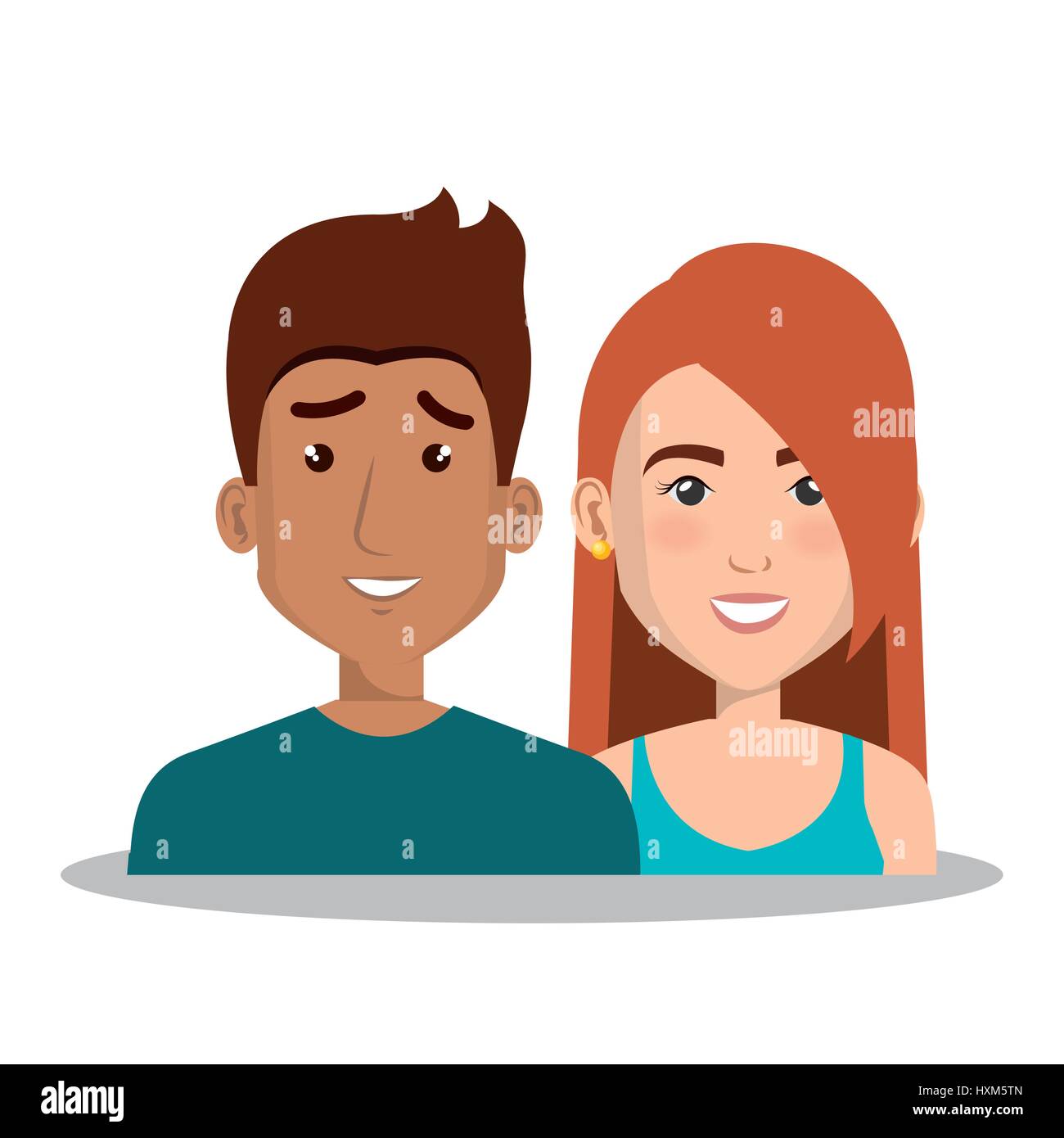 young people avatars group Stock Vector Image & Art - Alamy