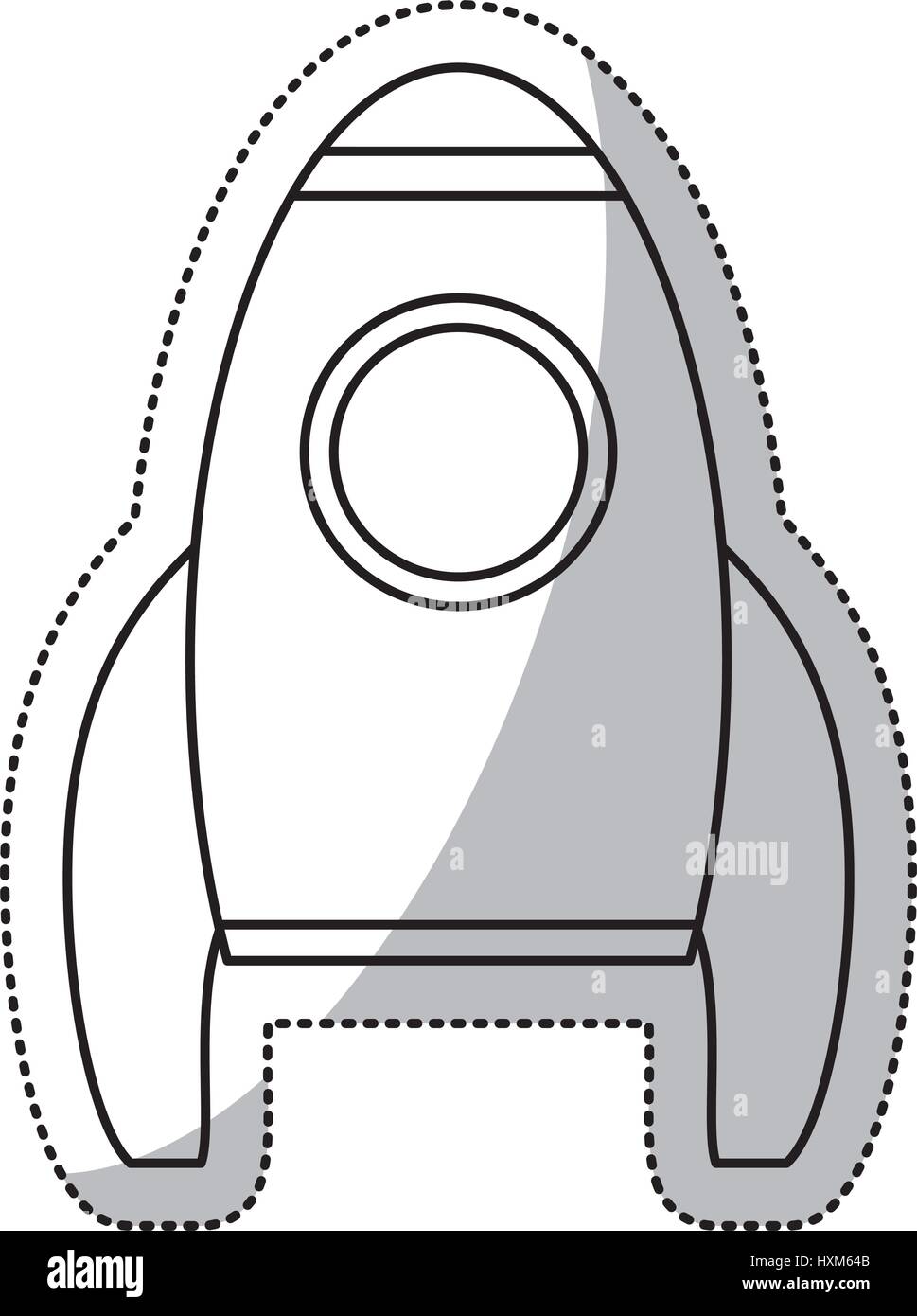 rocket transport space outline Stock Vector Image & Art - Alamy