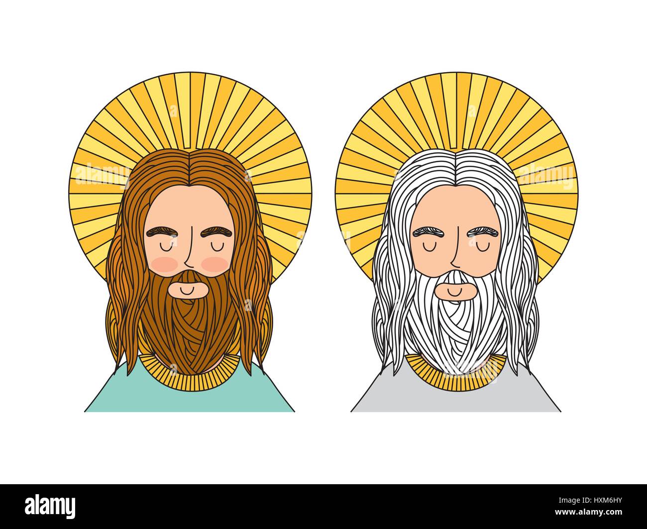 jesus christ man icon Stock Vector Image & Art - Alamy