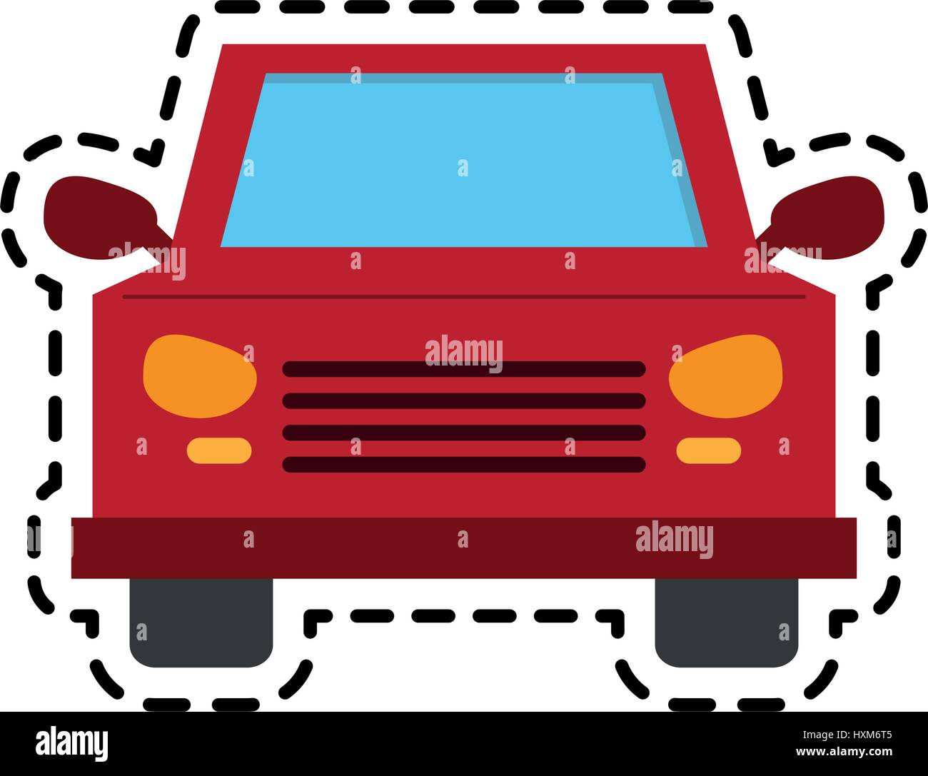 car frontview icon image Stock Vector Image & Art - Alamy
