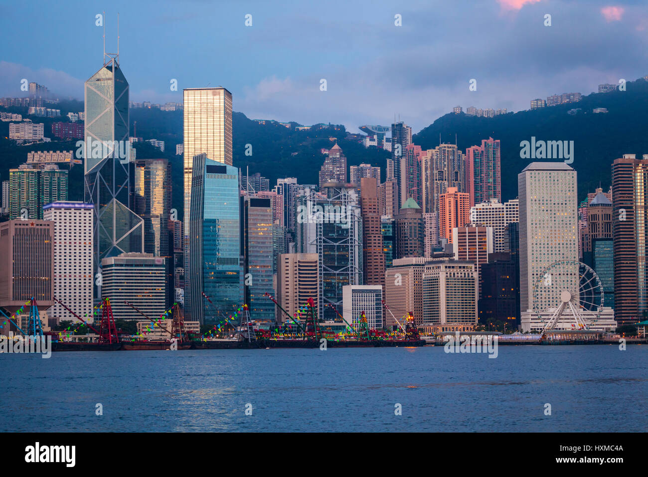 Hongkong city architectural landscape Stock Photo - Alamy