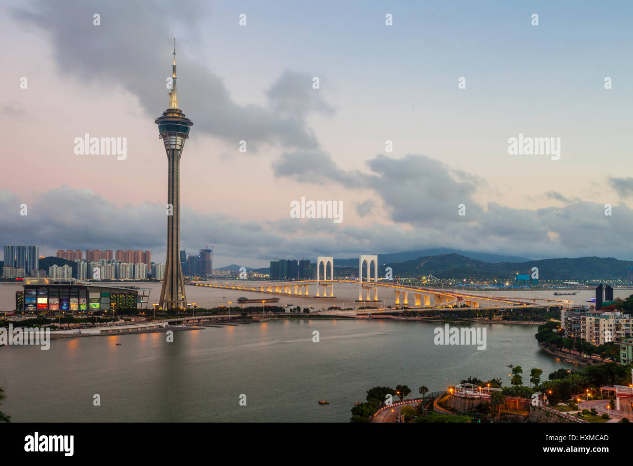 Urban architecture in Macao Stock Photo - Alamy