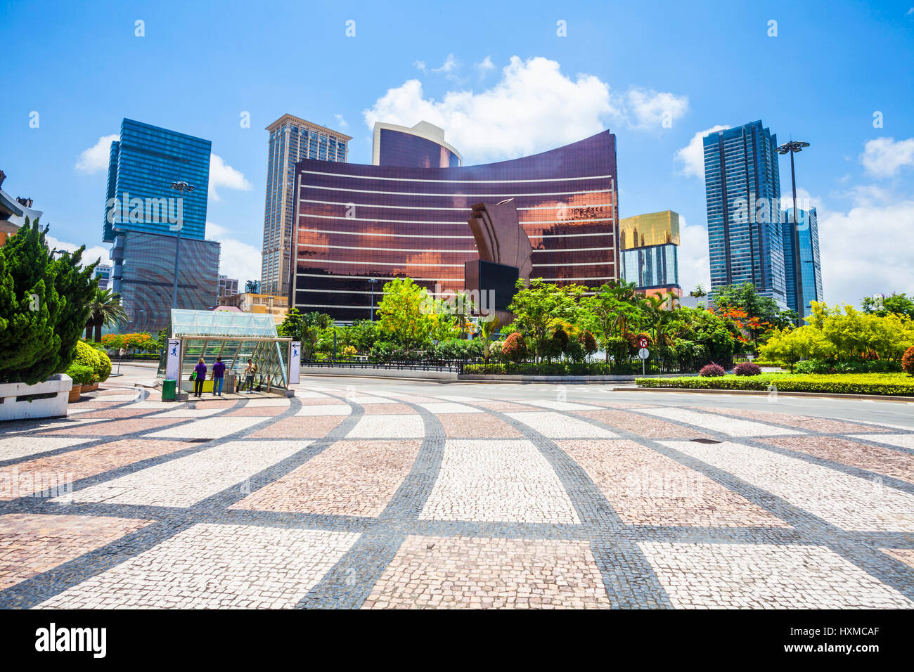 Urban architecture in Macao Stock Photo - Alamy