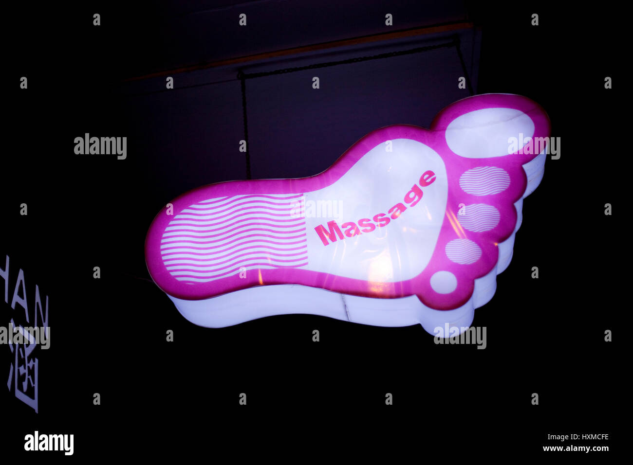 Chinese Foot Massage Stock Photo Alamy