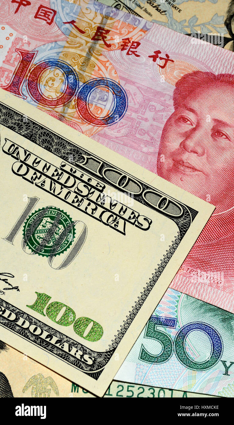 Chinese currency devaluation hires stock photography and images Alamy