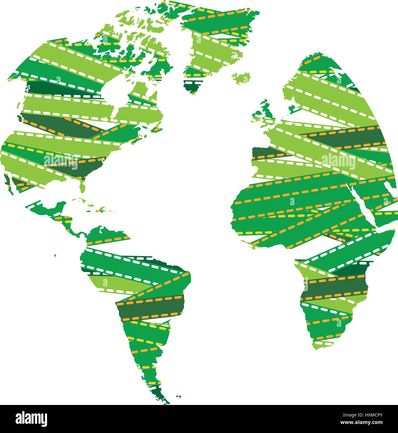 silhouette earth map Stock Vector Image & Art Alamy