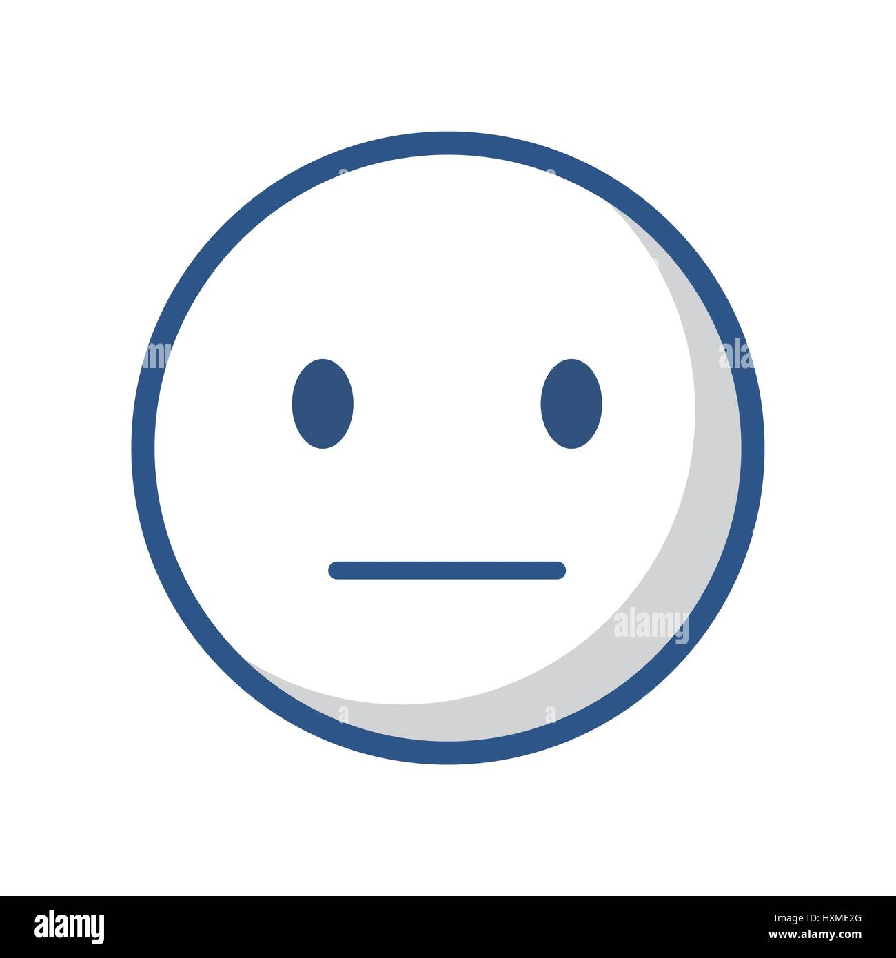 emoticon face icon Stock Vector