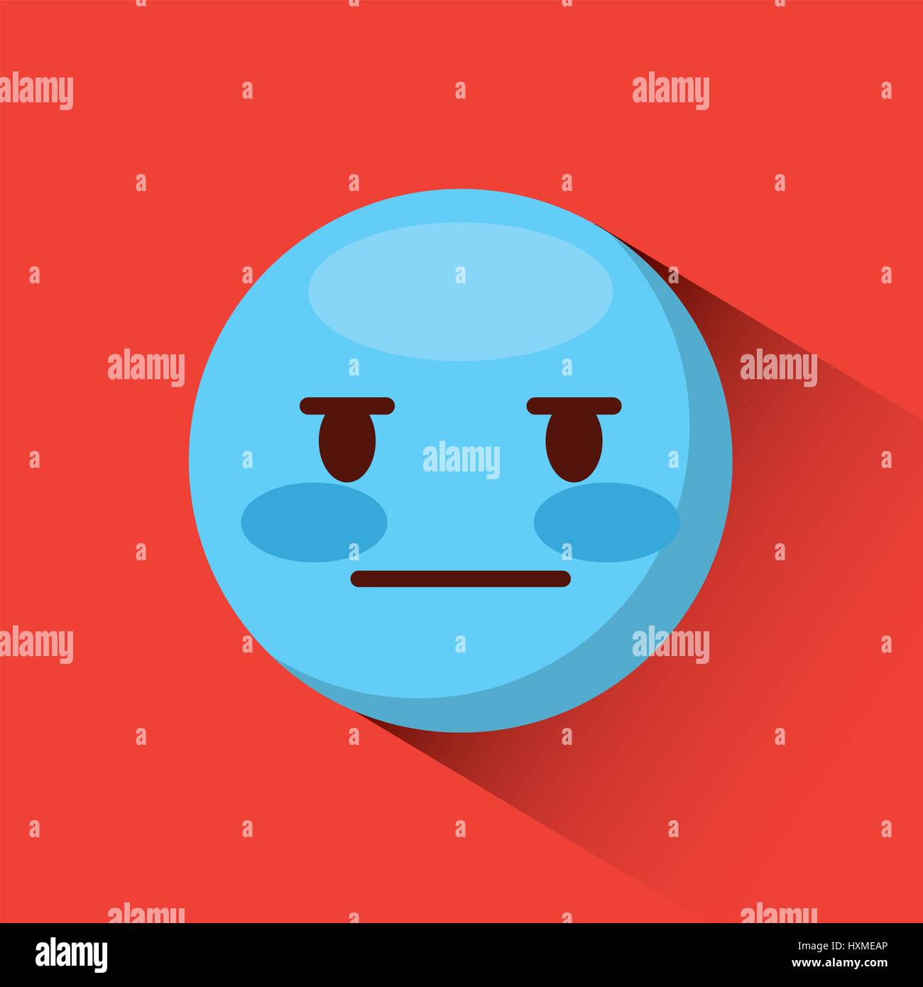 emoticon face icon Stock Vector