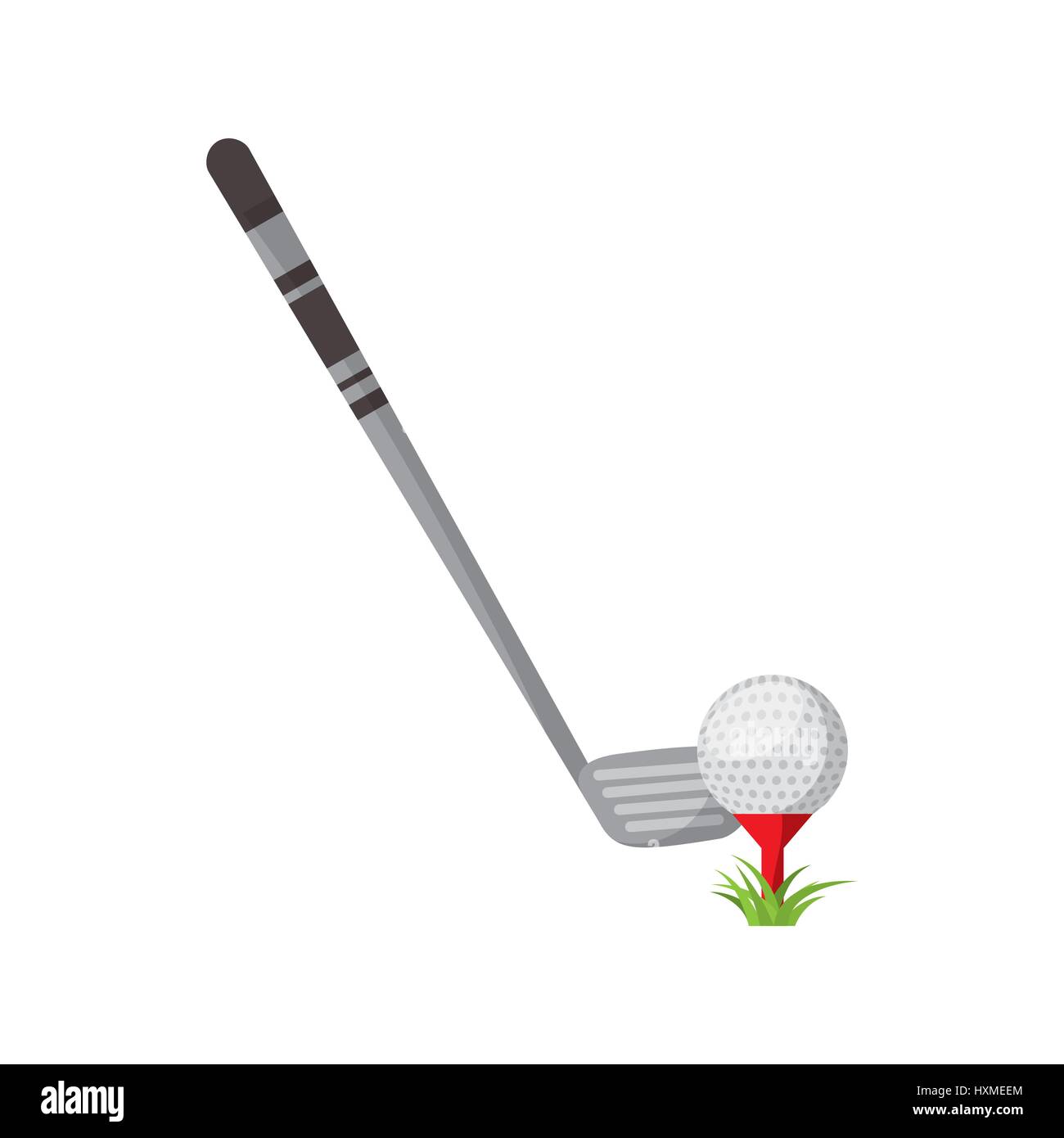 golf stick and ball Stock Vector Image & Art Alamy