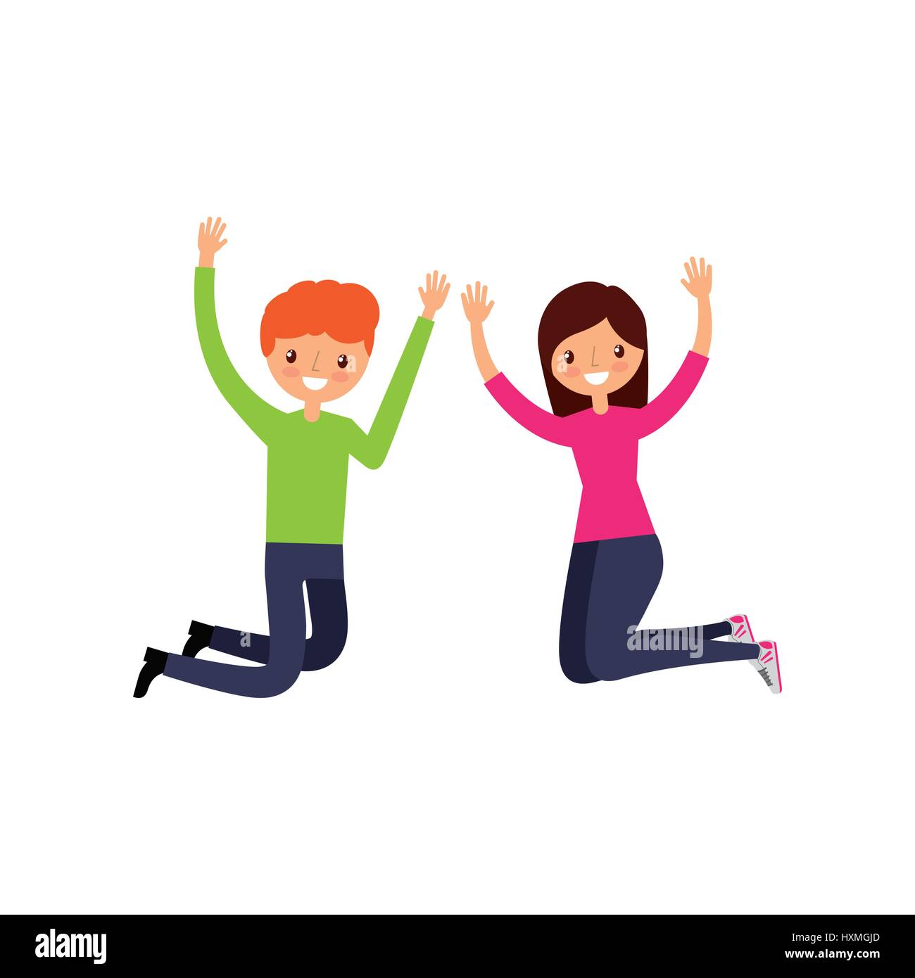 people having fun design Stock Vector Image & Art - Alamy