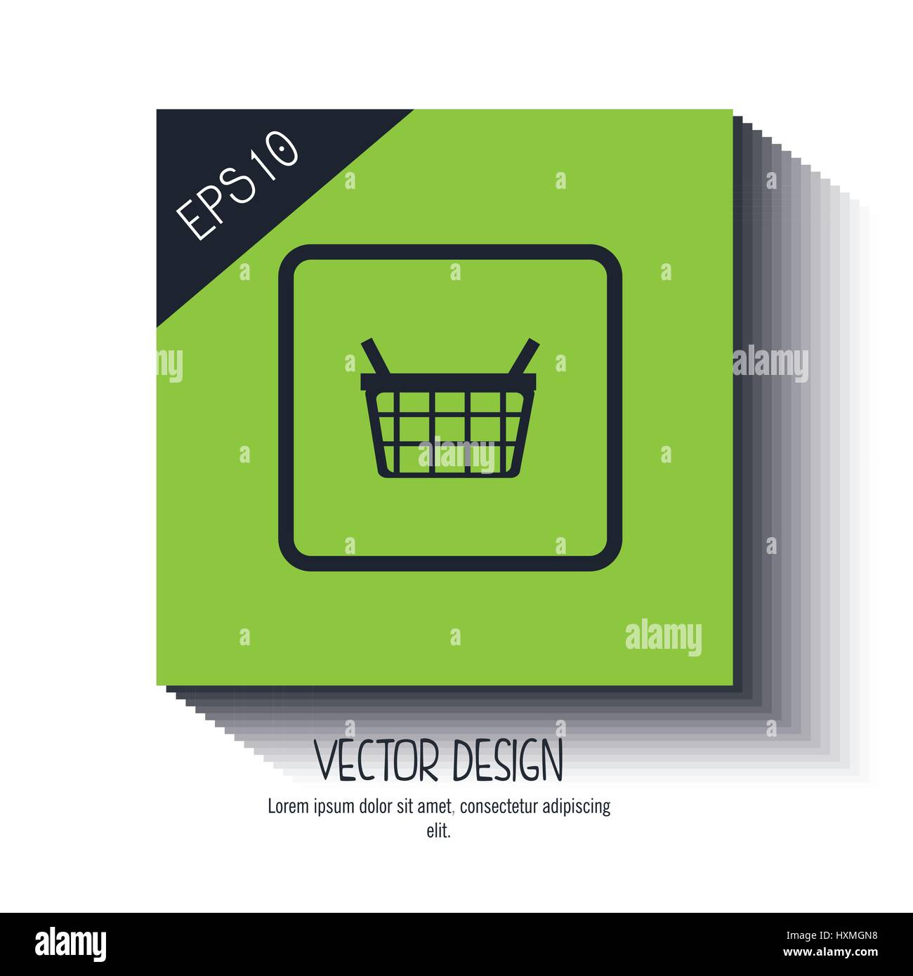 basket icon design Stock Vector Image & Art - Alamy