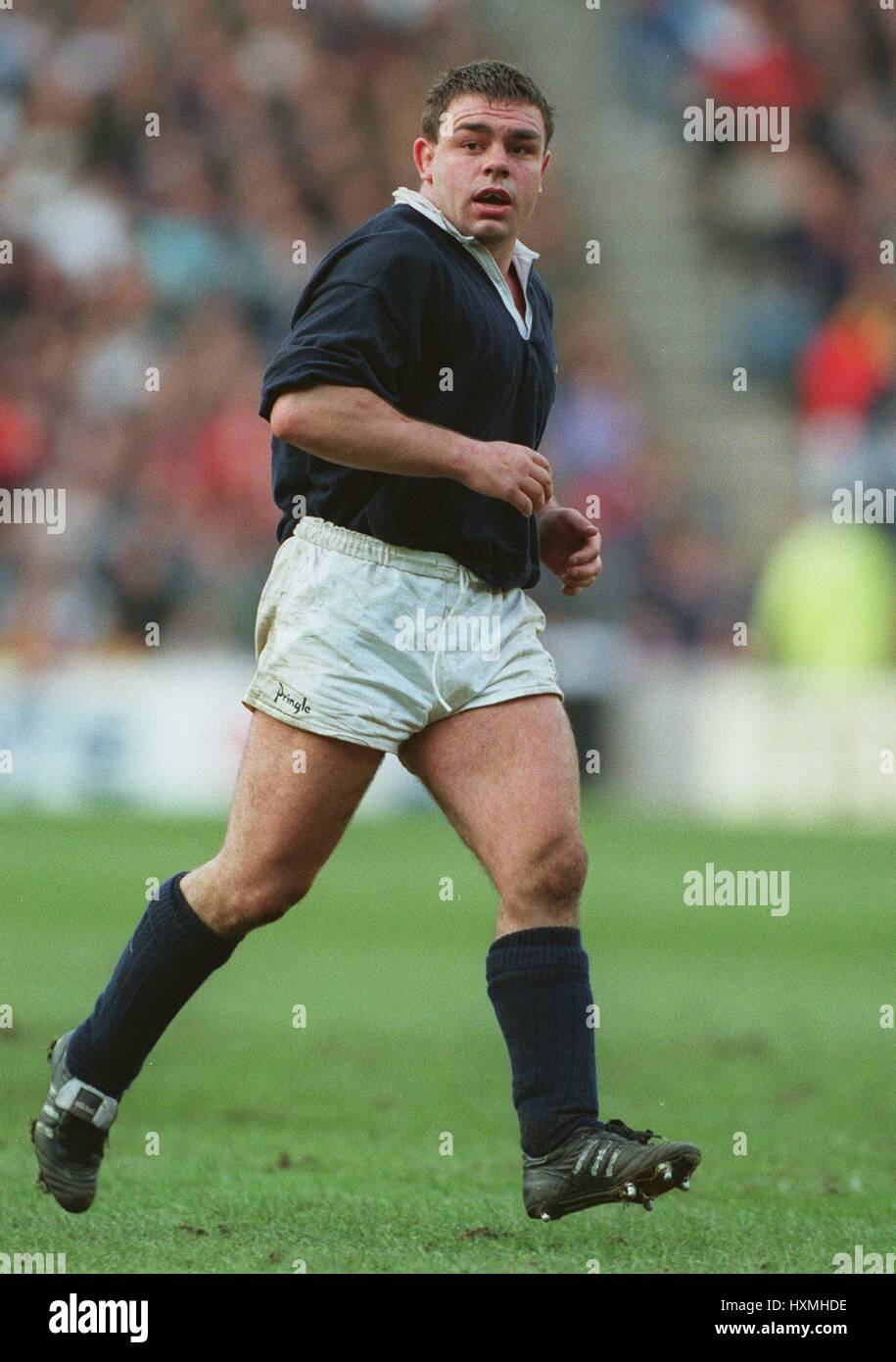 KEVIN MCKENZIE SCOTLAND & STIRLING COUNTY RU 11 March 1996 Stock Photo