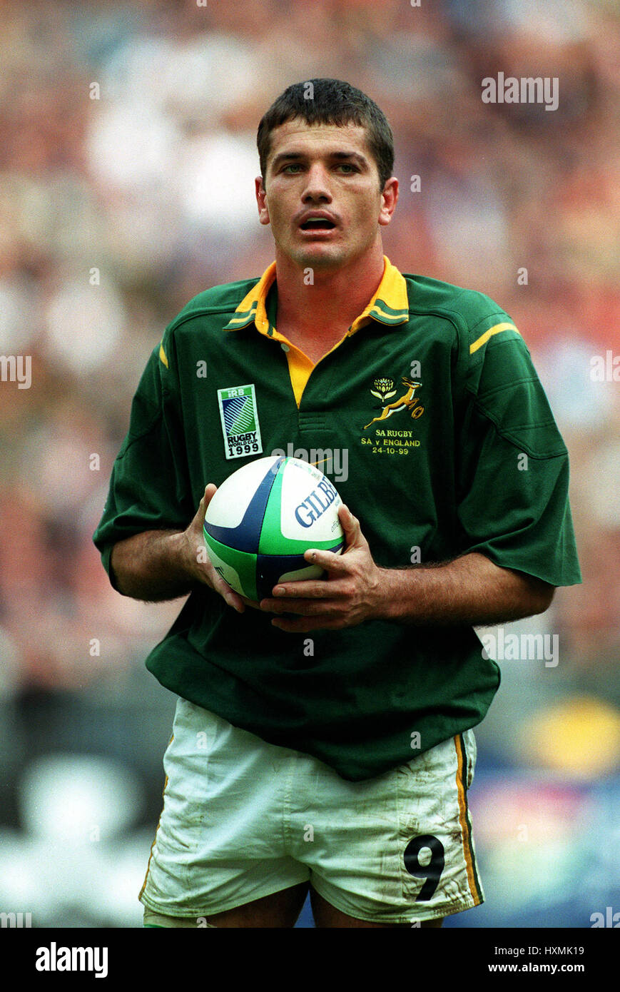 JOOST VAN DER WESTHUIZEN SOUTH AFRICA RU 24 October 1999 Stock Photo