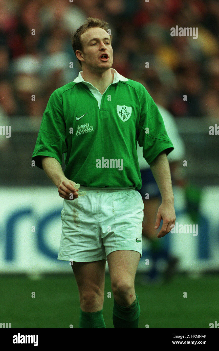 DENIS HICKIE IRELAND & ST.MARY'S COLLEGE RU 09 March 1998 Stock Photo