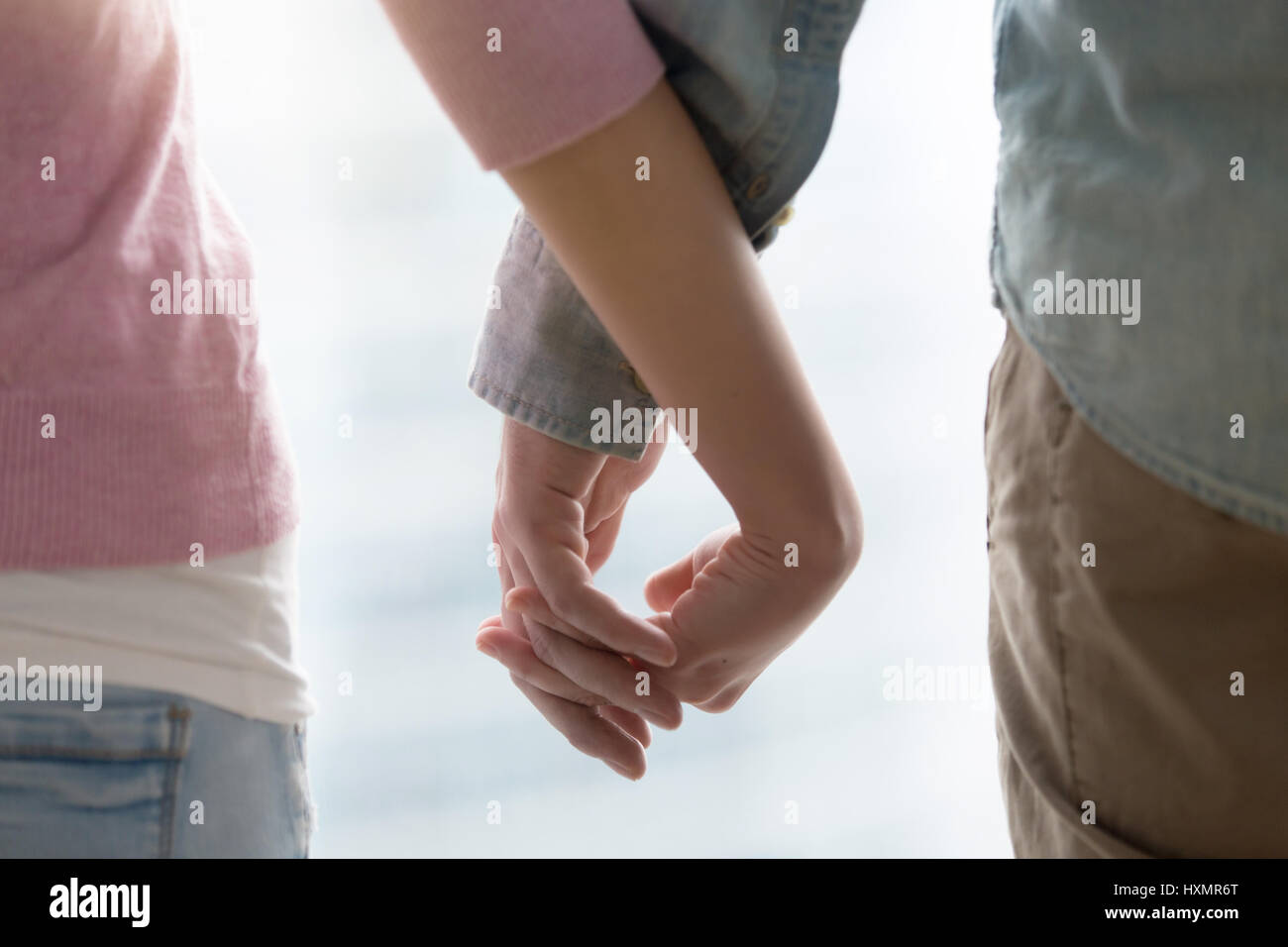 Man and woman holding hands. Loving couple hands together, close Stock ...